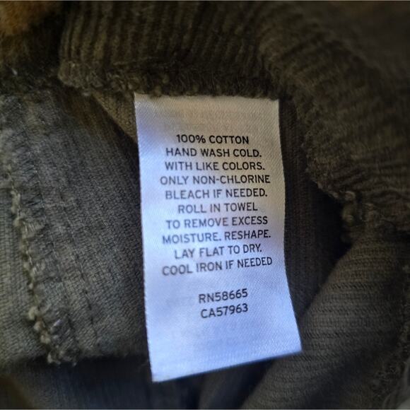 M Abound Womens Dark Green Corduroy Mini Skirt Size S Fall Snap Button Front - Picture 8 of 8